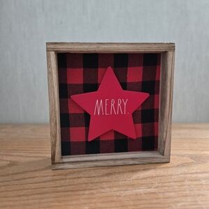 Rae Dunn Wooden MERRY Sign